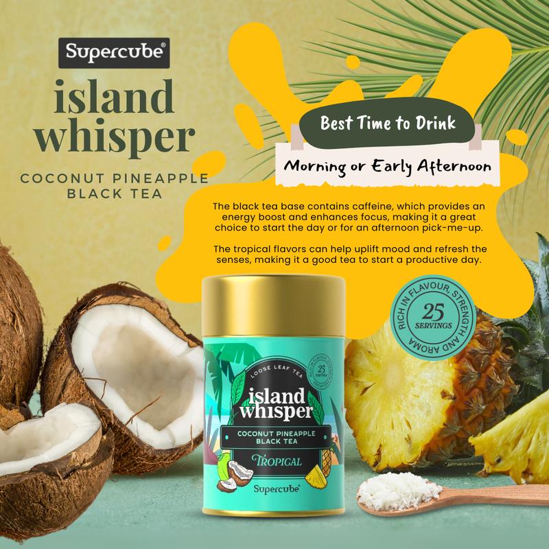 Coconut Pineapple Black Tea - Island Whisper